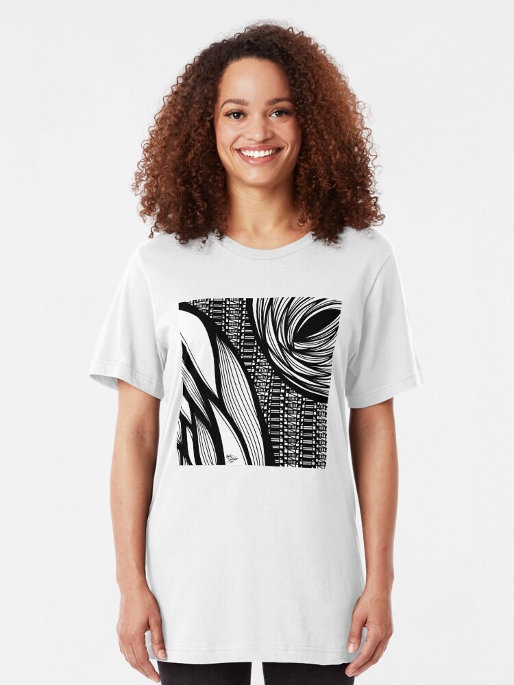 Alternate view of Abstract 3 Slim Fit T-Shirt