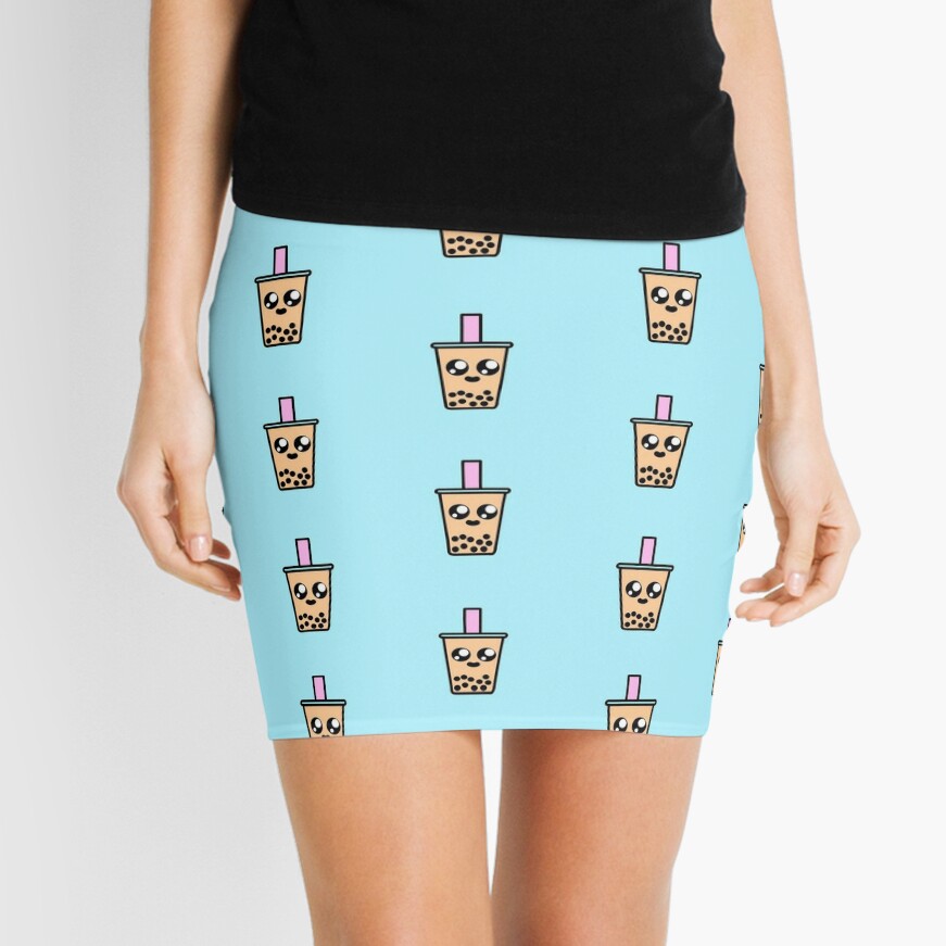 Kawaii Bubble Tea Milk Tea | Mini Skirt