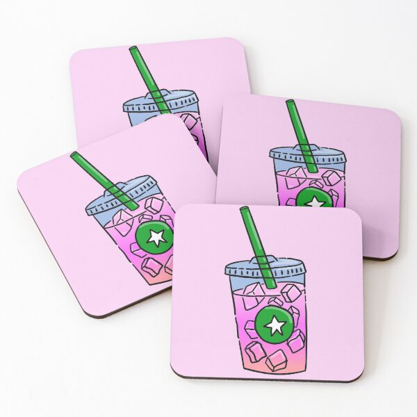 Item preview, Iced Pink Drink - Green Straw designed and sold by MOREDANKMEMES.