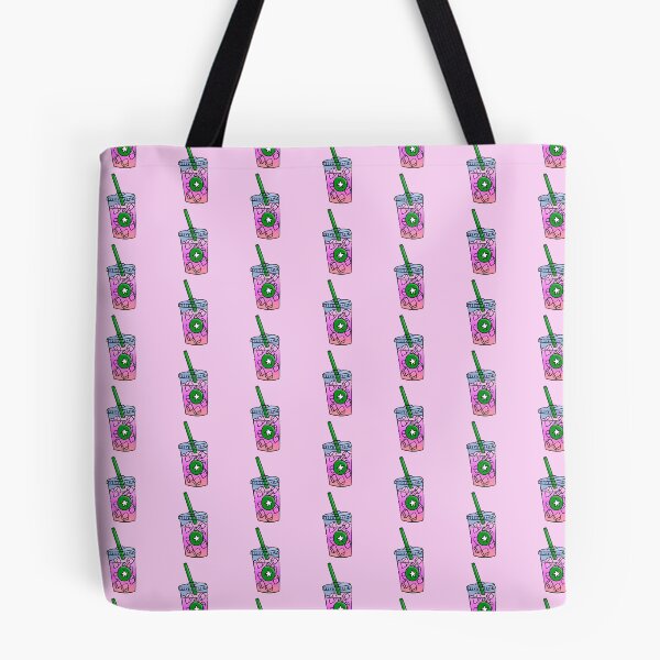 Item preview, Iced Pink Drink - Green Straw designed and sold by MOREDANKMEMES.
