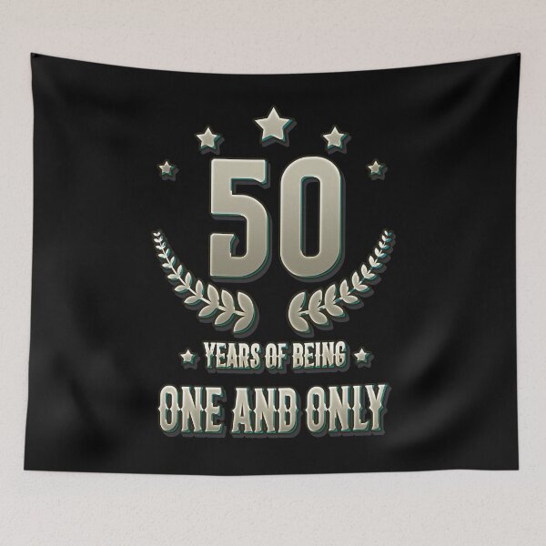 Item preview, 50 years old - Funny 50th birthday present designed and sold by Dubbra.