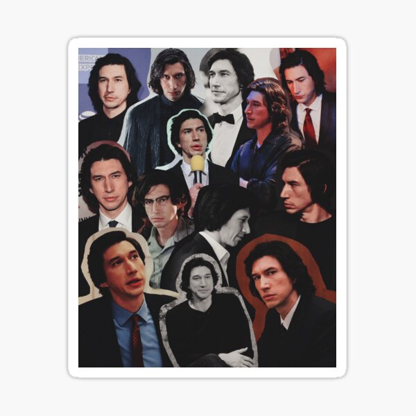 Vista previa del artículo con la obra «Adam Driver 2019 Collage», diseñado y vendido por goon-squad.