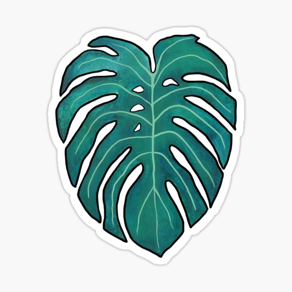 monstera leaf Sticker
