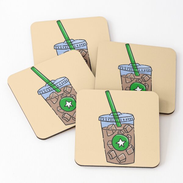 Item preview, Iced Coffee - Green Straw designed and sold by MOREDANKMEMES.
