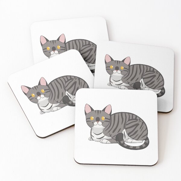 Item preview, Gray and White Tabby Cat designed and sold by laneybehr.
