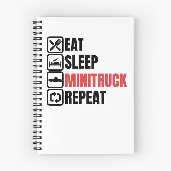 Item preview, Eat Sleep Minitruck Repeat designed and sold by QCuLT.