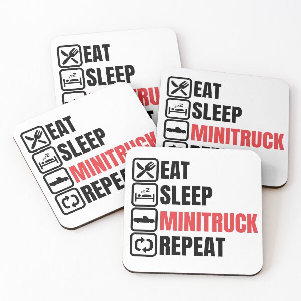 Item preview, Eat Sleep Minitruck Repeat designed and sold by QCuLT.