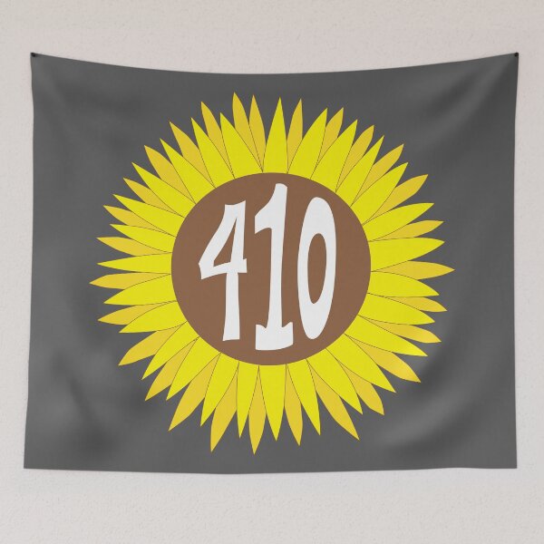 Item preview, Hand Drawn Maryland Sunflower 410 Area Code designed and sold by itsrturn.