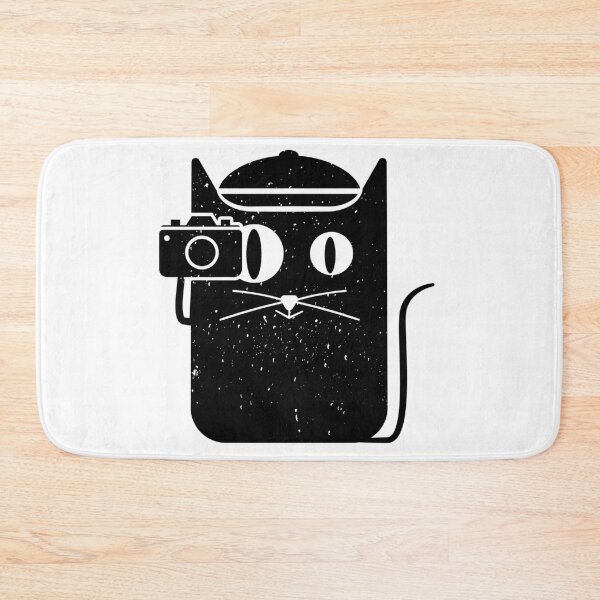 Item preview, Cat with camera shoots photos designed and sold by Dibbelchen.
