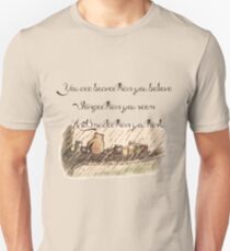 "You Are Braver Than You Believe" (version 1) Unisex T-Shirt