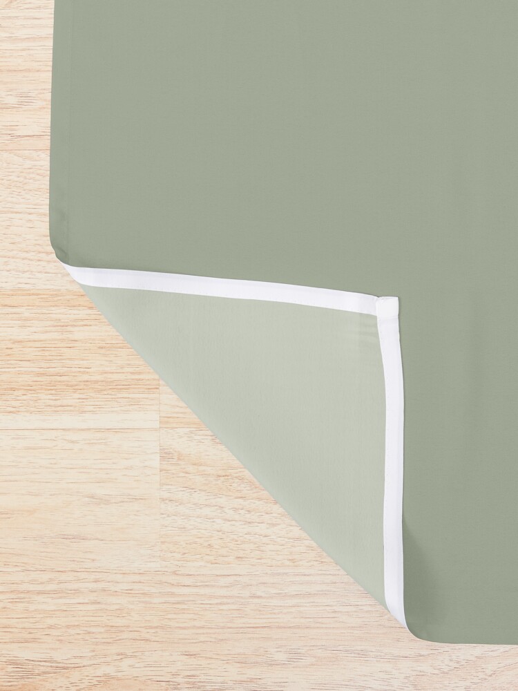 "Khaki Sage Green Solid Color" Shower Curtain for Sale by fruitflypie