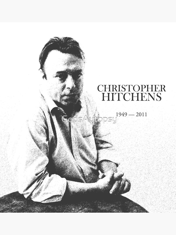"Christopher Hitchens pen ink style" Poster by GodsAutopsy Redbubble