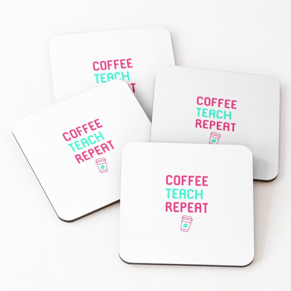 Item preview, Coffee Teach Repeat Mathematics Lover Cute Mathematicians designed and sold by at85productions.