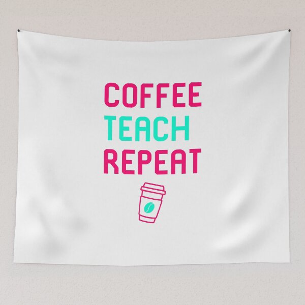 Item preview, Coffee Teach Repeat Mathematics Lover Cute Mathematicians designed and sold by at85productions.