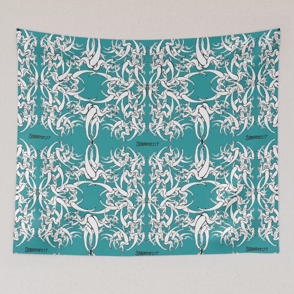 Item preview, Serendipity Bird: Motif 2 designed and sold by Squid-ink-art.