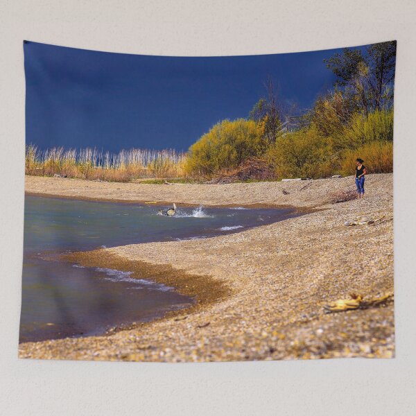 Item preview, Dog Day at the Beach designed and sold by Yannik Hay.