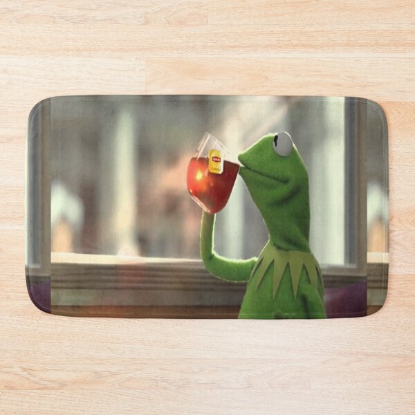 Item preview, kermit sipping tea designed and sold by Madeline Pourciau.