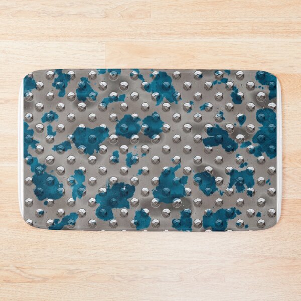 Item preview, Metal Rivet Plate - Silver w/Blue Splash [Roufxis-Rb] designed and sold by RoufXis.