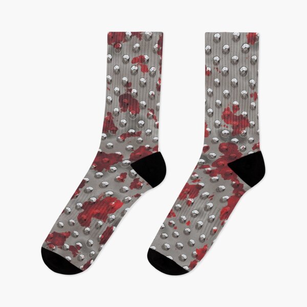 Item preview, Metal Rivet Plate - Silver w/Red Splash [Roufxis-Rb] designed and sold by RoufXis.