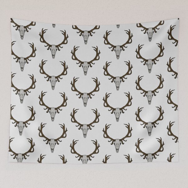Item preview, Reindeer / Stag Skull designed and sold by Pumpkindraws1.