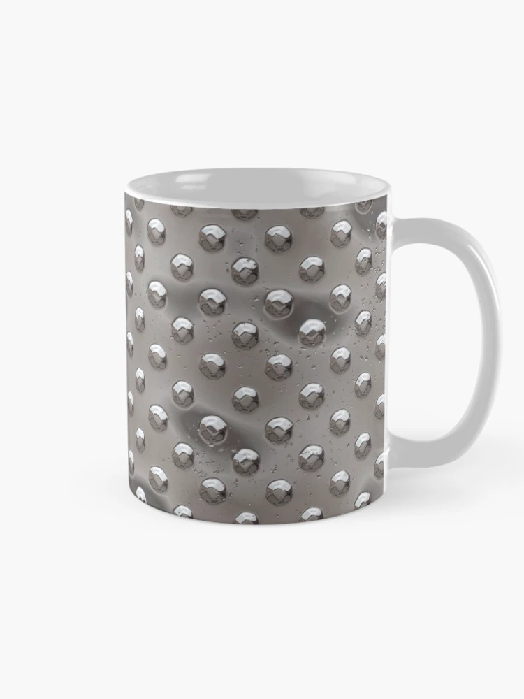Thumbnail 3 of 6, Coffee Mug, Rivet Plate - Silver [Roufxis-Rb] designed and sold by RoufXis.