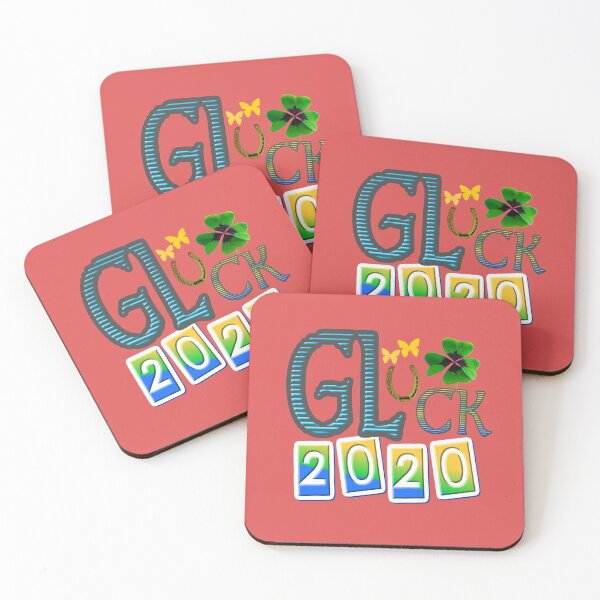 Item preview,  May 2020 be a lucky Year - Happy New-Year Celebration - Lucky charm - four-leaf treffle designed and sold by Ralek.