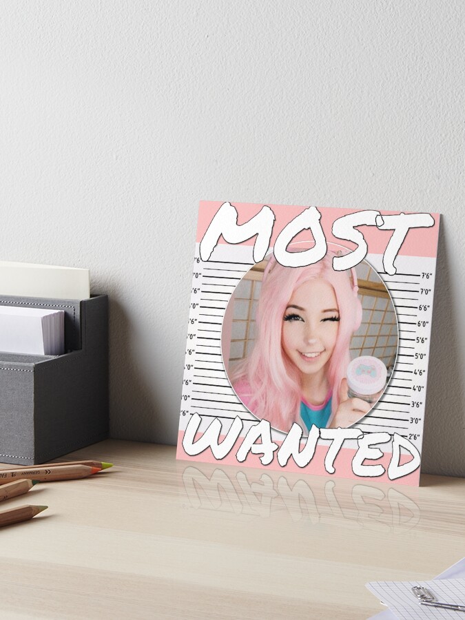 ARRESTED BELLE DELPHINE DESIGN - Makes An Ideal Gift! Art Board Print for  Sale by Woolofsky