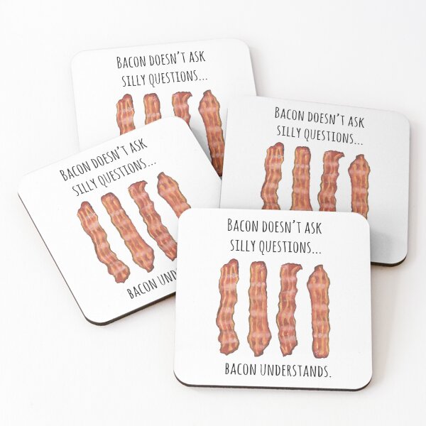 Item preview, Bacon quote watercolor food pun designed and sold by KeytonDesign.