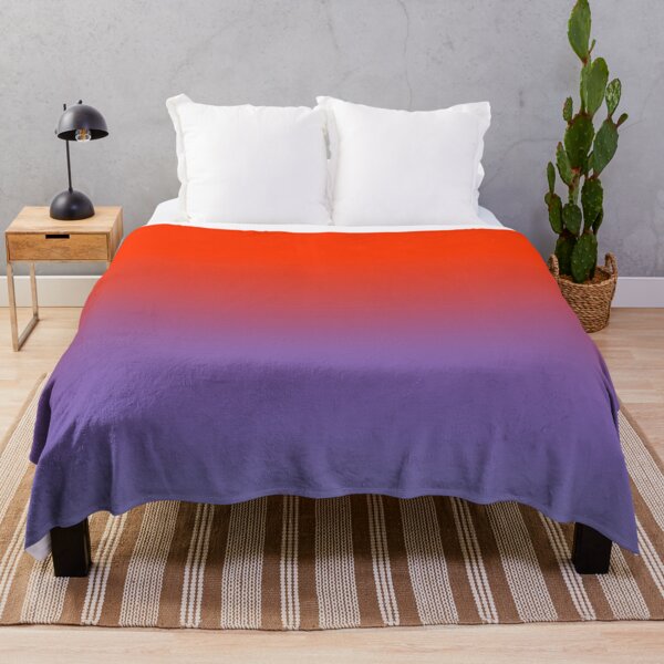 Item preview, Modern Tones Ombre/Orange Red Light Violet designed and sold by ozcushions.