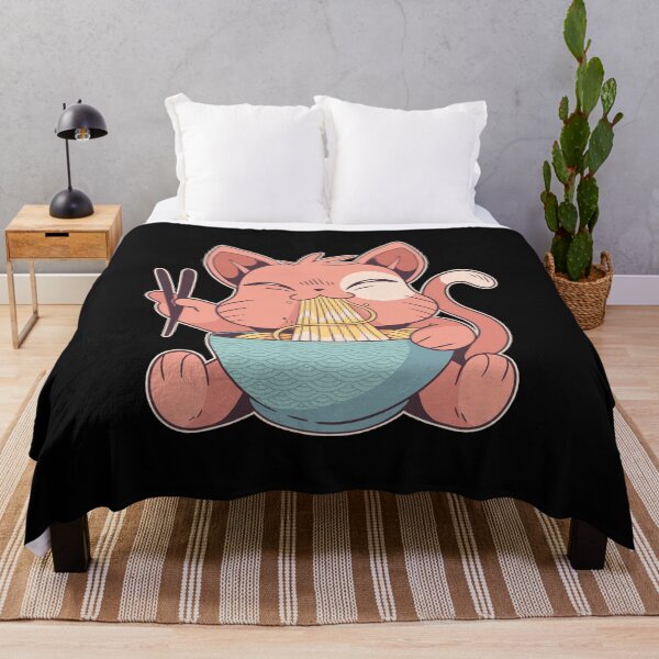 Item preview, Cat eats ramen designed and sold by Dibbelchen.