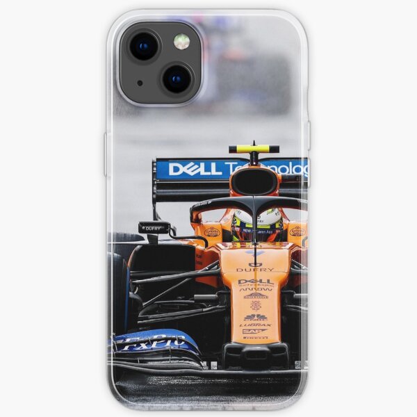 lando norris rain iPhone Soft Case