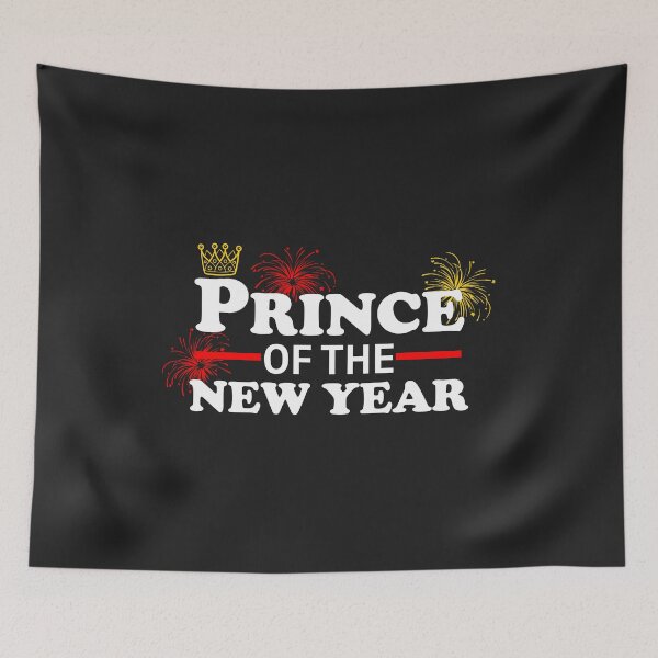 Item preview, Prince of the New Year fireworks Happy New Years eve gift designed and sold by hadleydesigns.