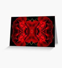 Red Corset Greeting Card