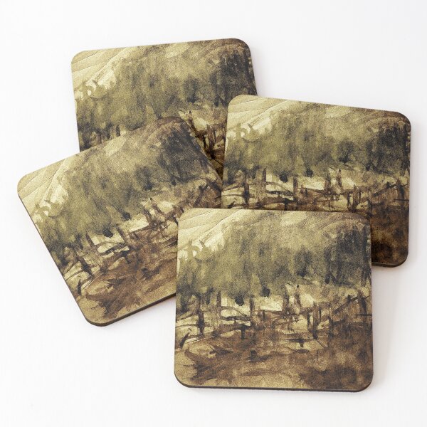 Item preview, olive trees....stockyard shadows designed and sold by banrai.