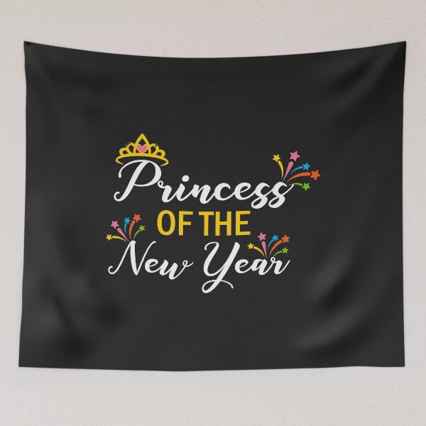 Item preview, Princess of the New Year fireworks Happy New Years eve gift designed and sold by hadleydesigns.