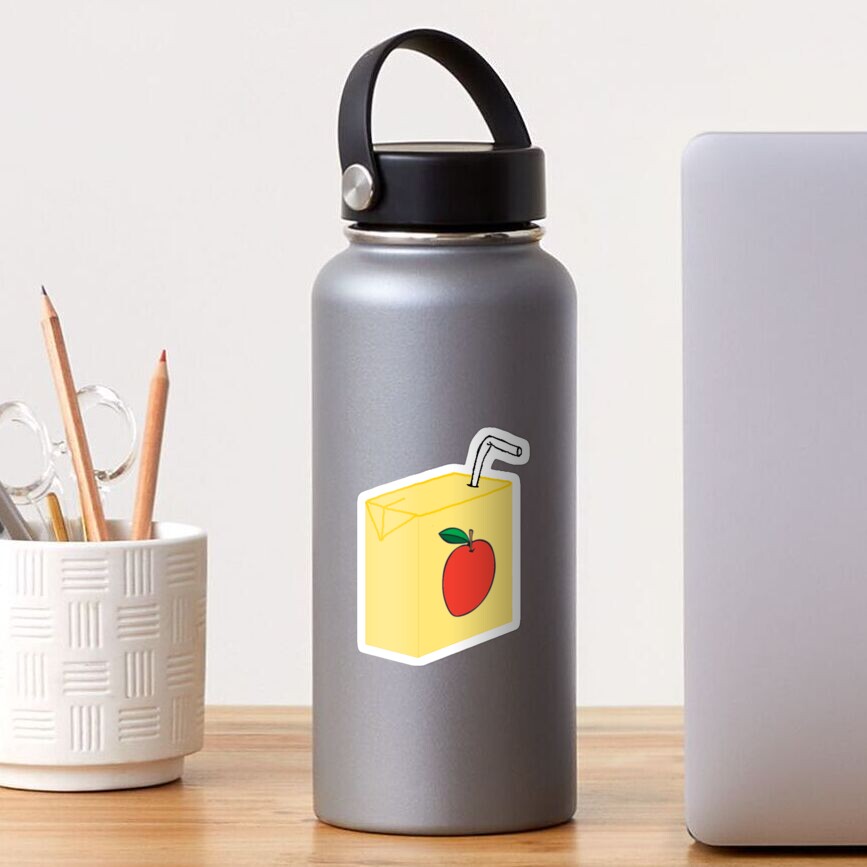 "Apple Juice" Sticker for Sale by mutualletters Redbubble