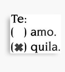 Tequila Metal Print