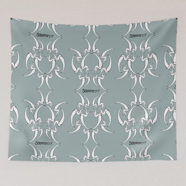 Item preview, Serendipity Bird: Motif 1 designed and sold by Squid-ink-art.
