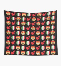 Love Italian Emoji JoyPixels Travel to Italy Wall Tapestry