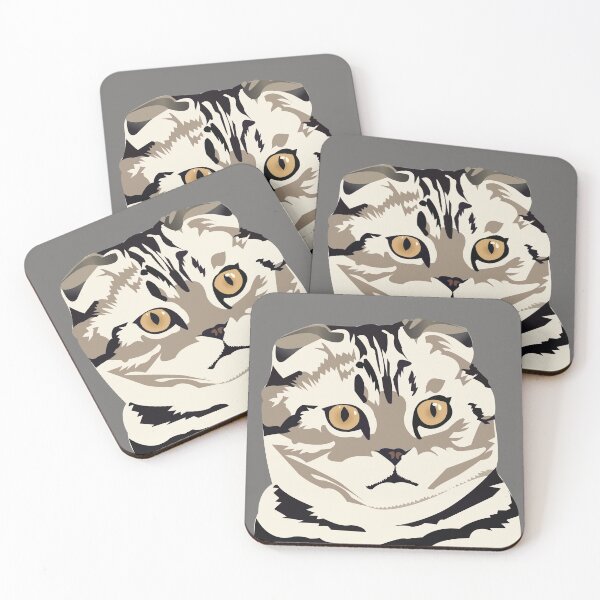 Item preview, Scottish Fold Kitty Cat designed and sold by KCPetPortraits.