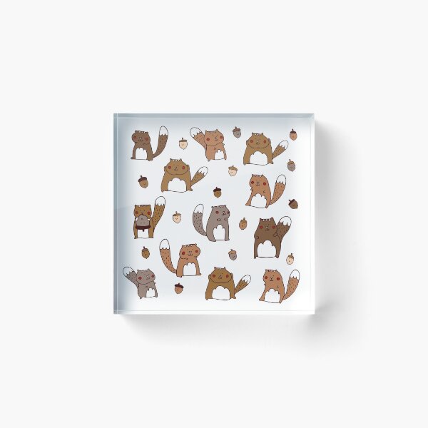 Item preview, Squirrels & Acorns designed and sold by littleredcheeks.