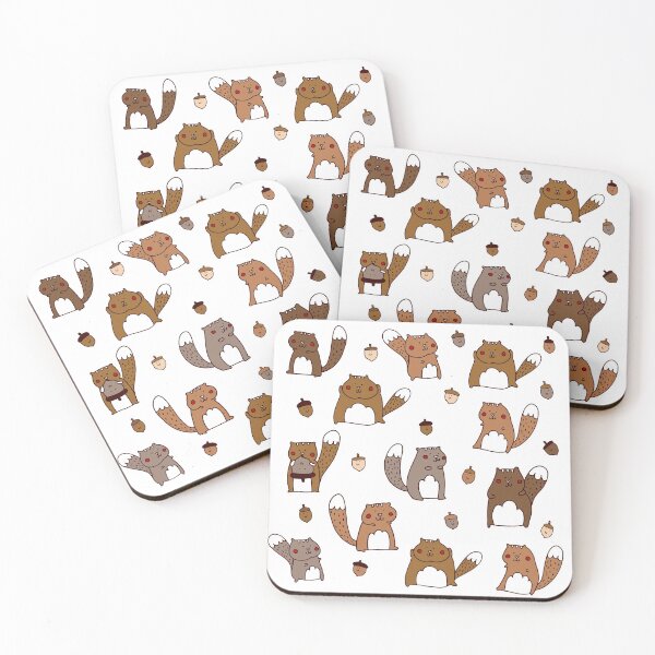 Item preview, Squirrels & Acorns designed and sold by littleredcheeks.