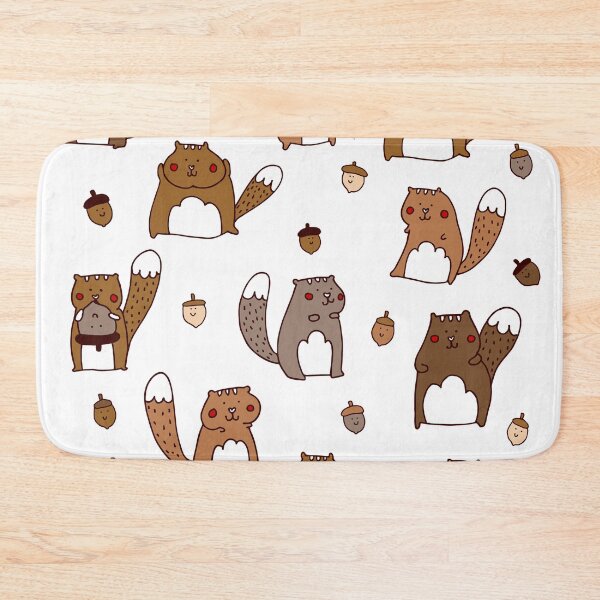 Item preview, Squirrels & Acorns designed and sold by littleredcheeks.