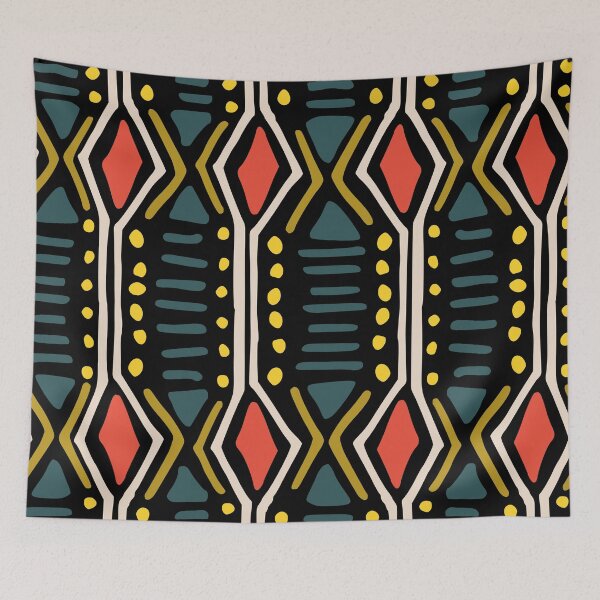 Item preview, Bright Mudcloth designed and sold by inkblotcreative.