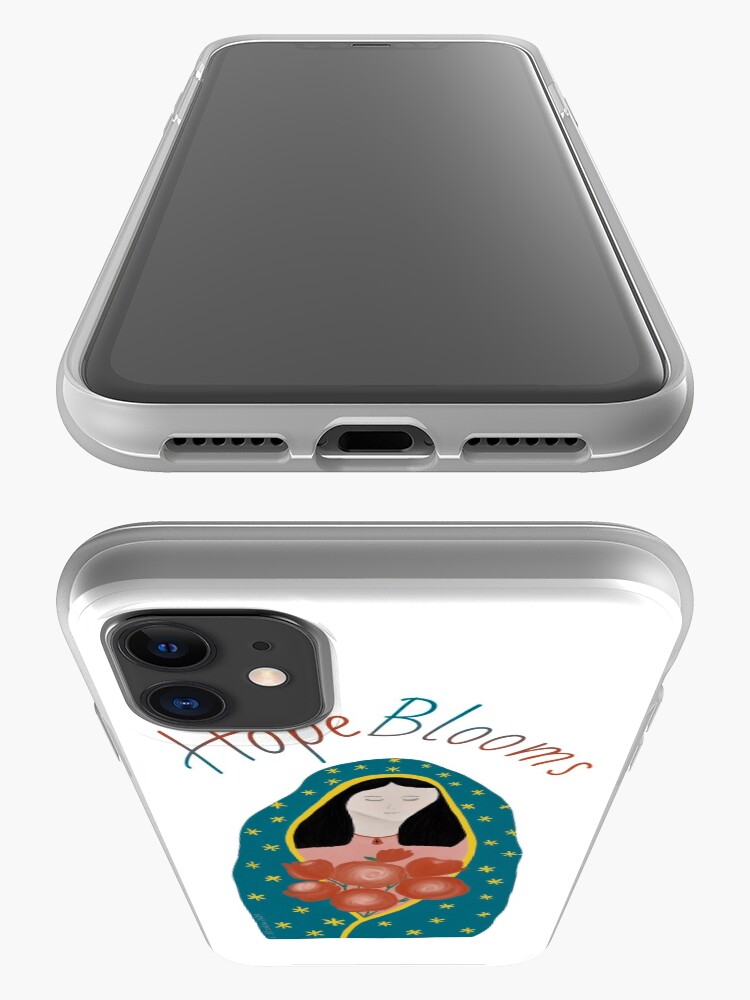Alternate view of Hope Blooms, Our Lady of Guadalupe iPhone Case & Cover