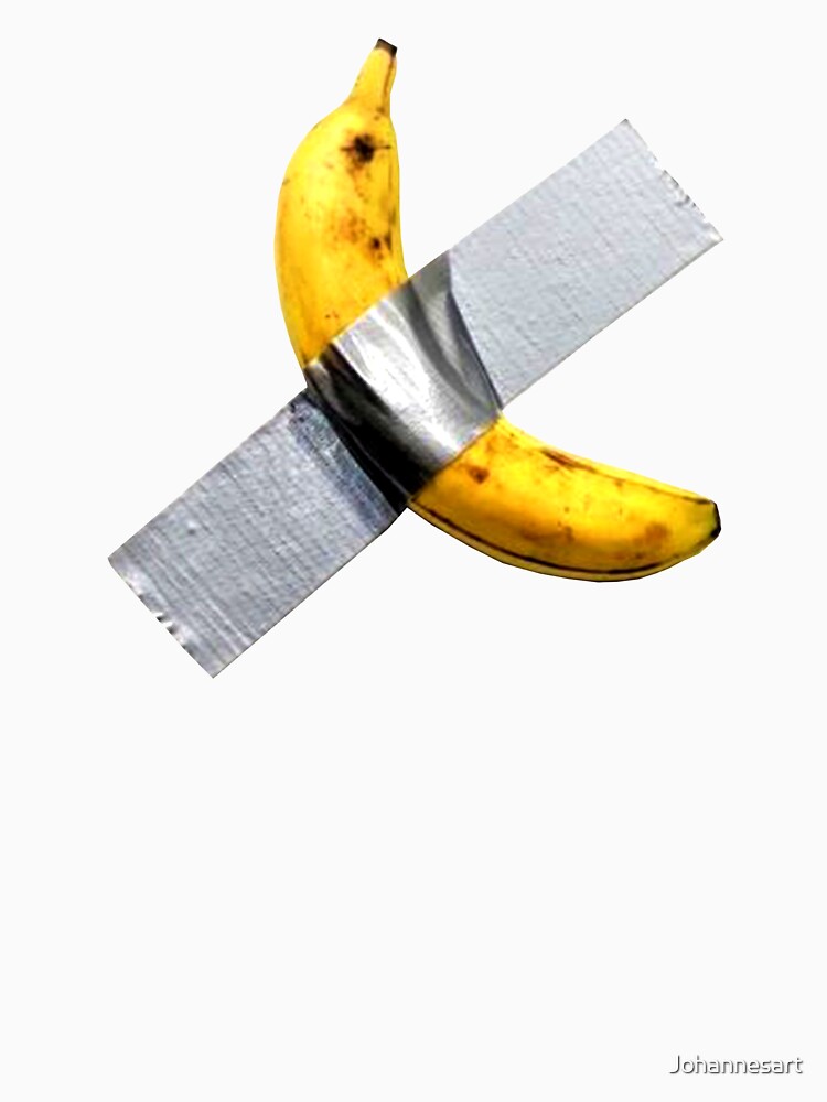 Disover Maurizio Cattelan banana sculpture contemporary art lover artist gift t shirt