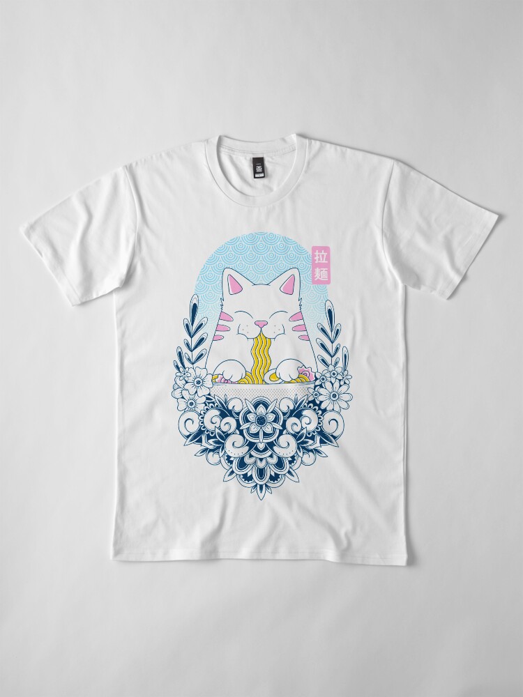 Alternate view of Ramen Cat Premium T-Shirt