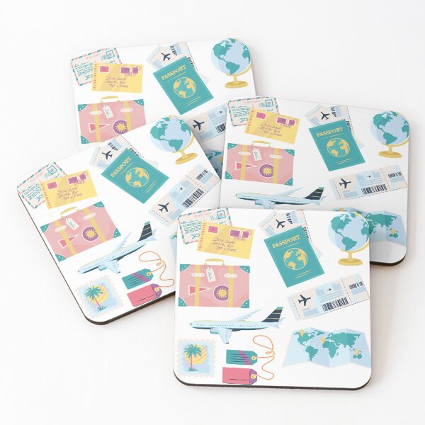 Item preview, Travel Aesthetic Sticker Pack designed and sold by ashleyherkie.