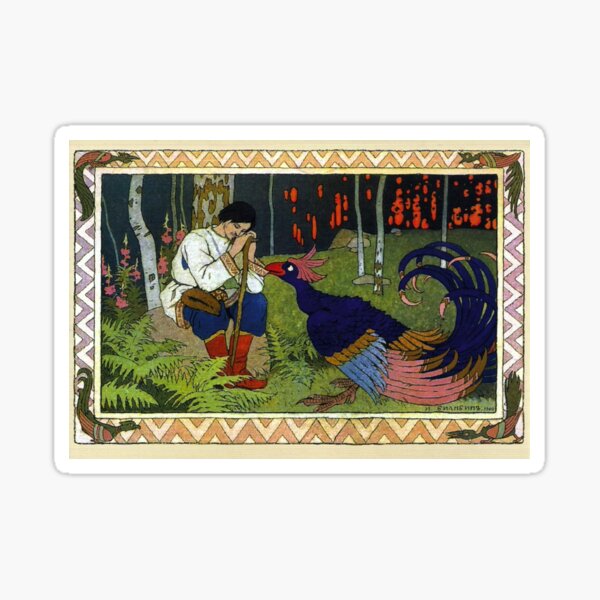 Ivan and the Firebird - Ivan Bilibin Sticker