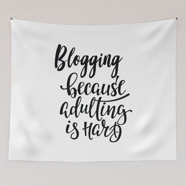 Item preview, Blogging Because Adulting Is Hard designed and sold by ProjectX23.